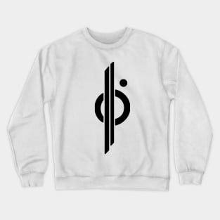 Halcyon Starship Logo (Black) Crewneck Sweatshirt